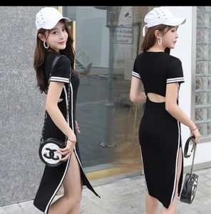 Open Back Maxi Dress